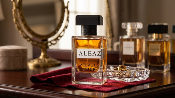 ALEAZ Velvet Ember amber oud signature Eau de Parfum — 50 ml bottle
