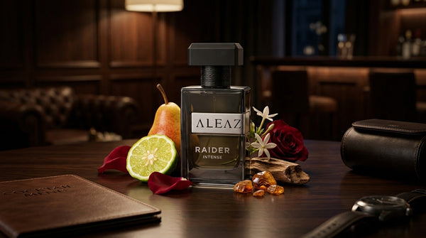 ALEAZ Raider Intense woody oriental Eau de Parfum for men — 50 ml bottle