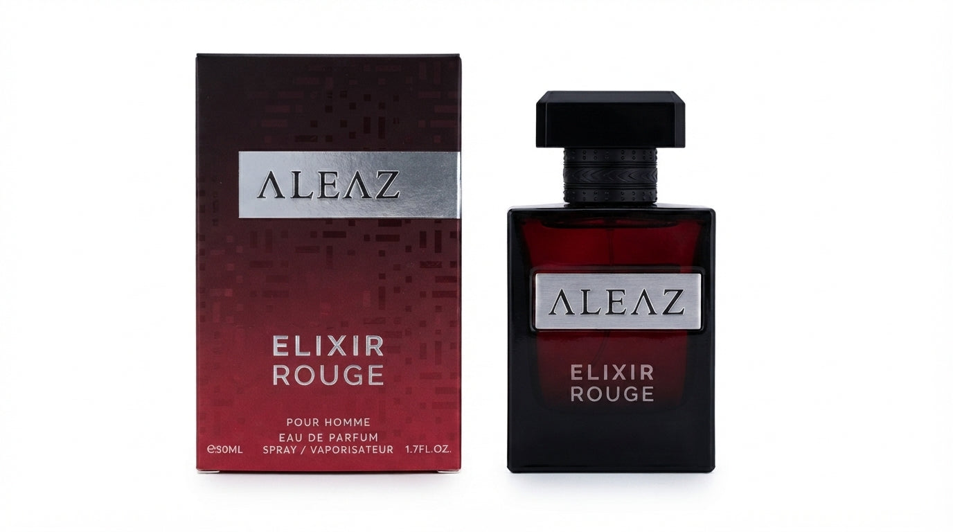 Aleaz Elixir Rouge perfume for men 50 ml / 1.7 FL. OZ.